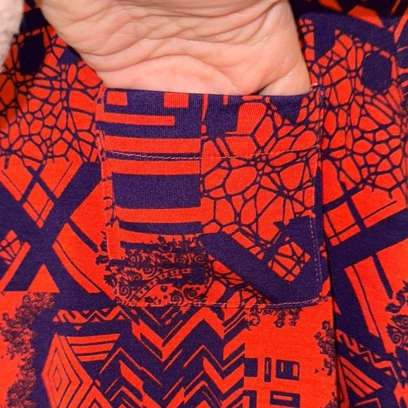 LuLaRoe Tribal Print Short Sleeve Dress Size XS - Picture 4 of 7